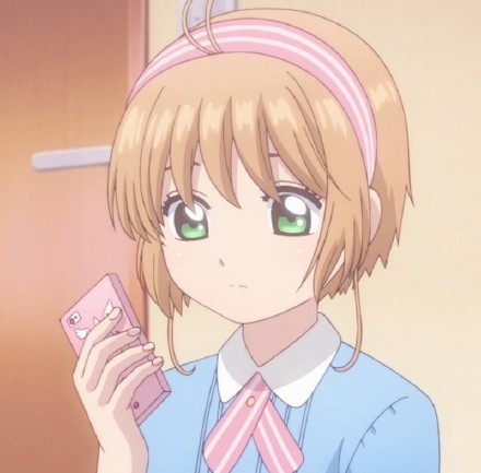 《魔卡少女樱 透明卡牌篇》木之本樱微信头像