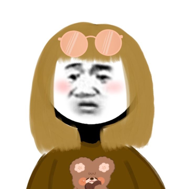 暴走沙雕脸女孩微信头像