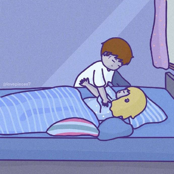 Q版卡通可爱小情侣微信素材图片