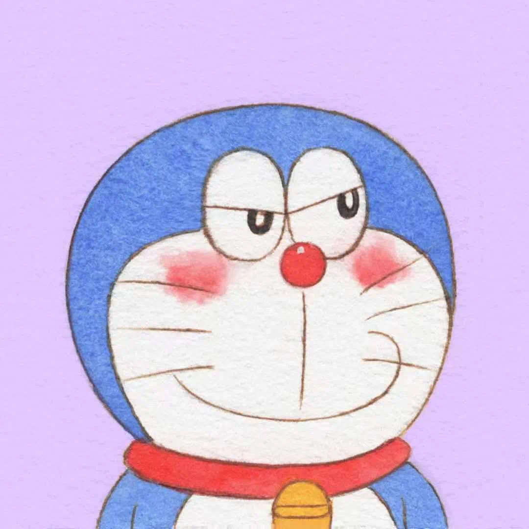 手绘哆啦A梦萌萌哒微信头像