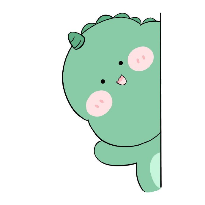 小恐龙宝宝可爱微信表情包