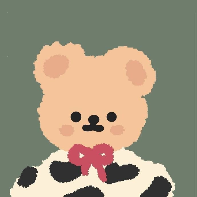 手绘卡通熊可爱微信头像