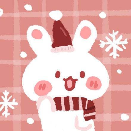 卡通可爱圣诞节动物微信头像