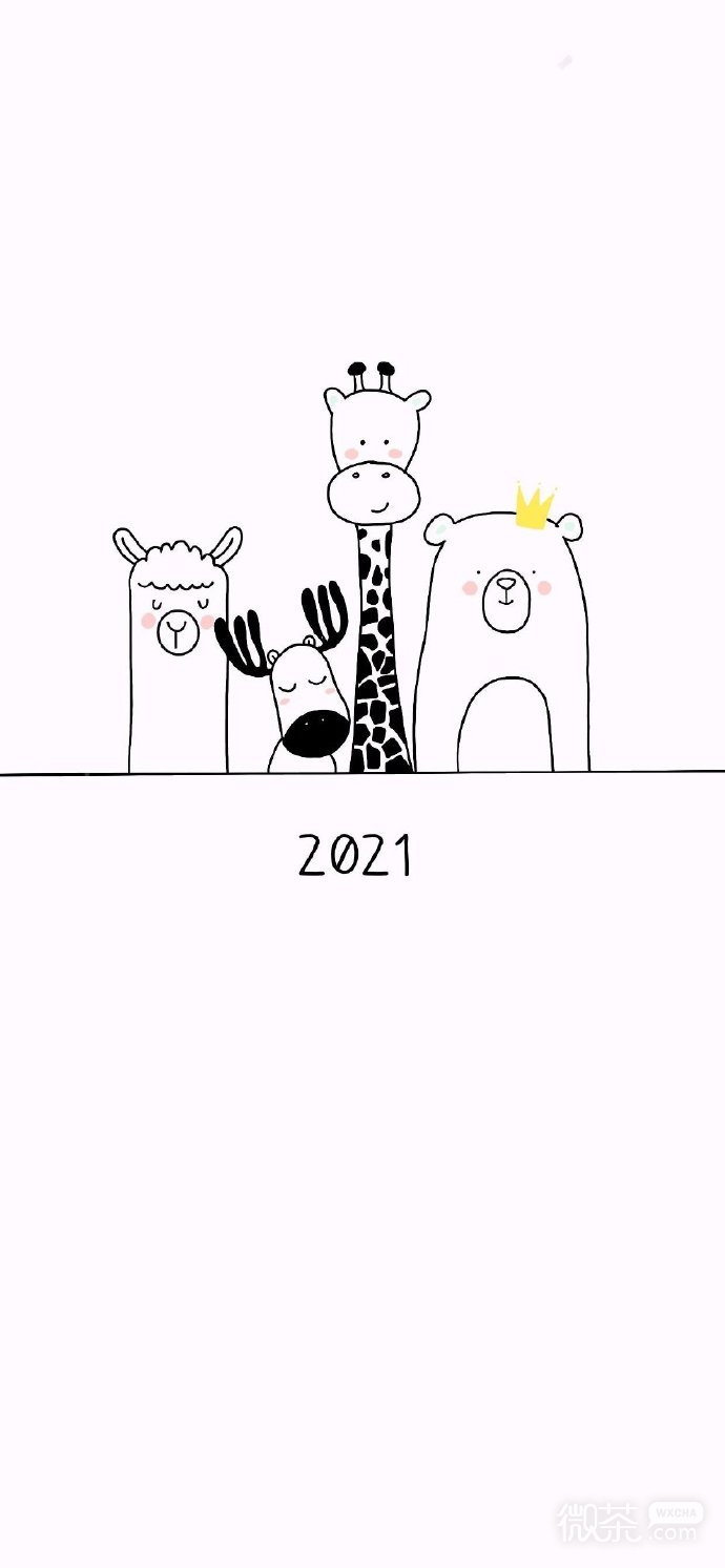 超级可爱的简笔画壁纸 ​​​​