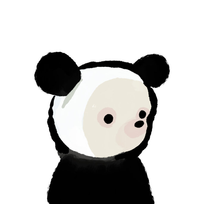 简约又可爱简笔画微信头像