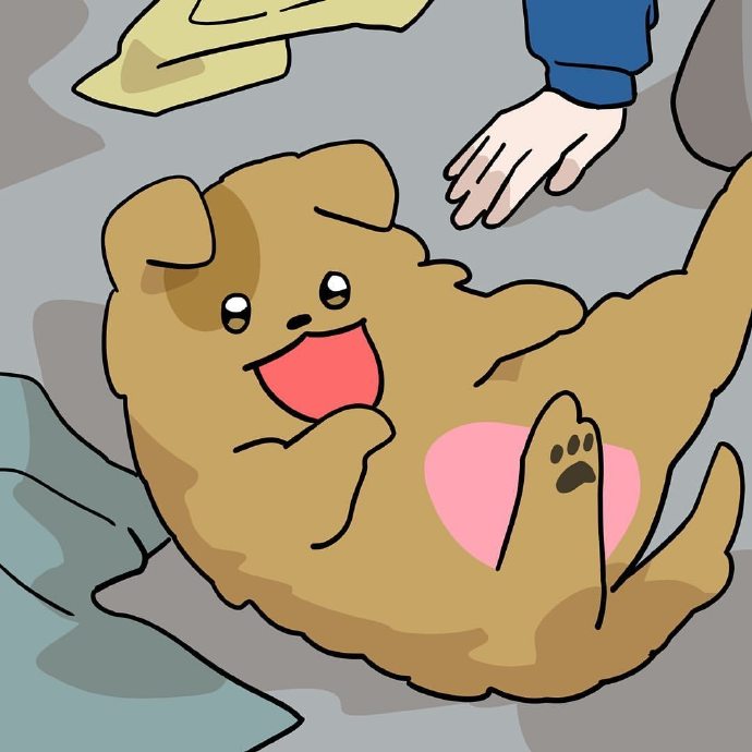 可爱猫咪插画微信朋友圈背景图