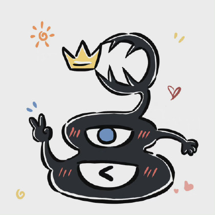 手绘《国王排名》波吉可爱微信头像