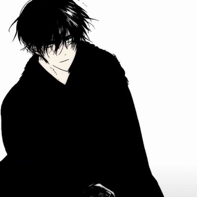 暗黑系有点伤感的动漫男生头像