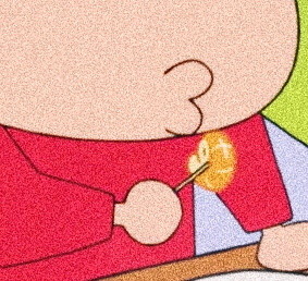 狂吃不胖的蜡笔小新可爱微信头像