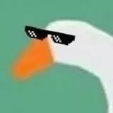 可爱暴躁的沙雕大鹅微信表情包