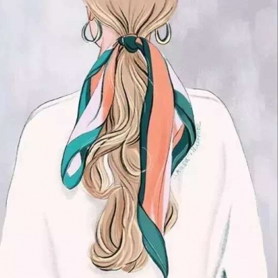 文艺风动漫女生微信头像