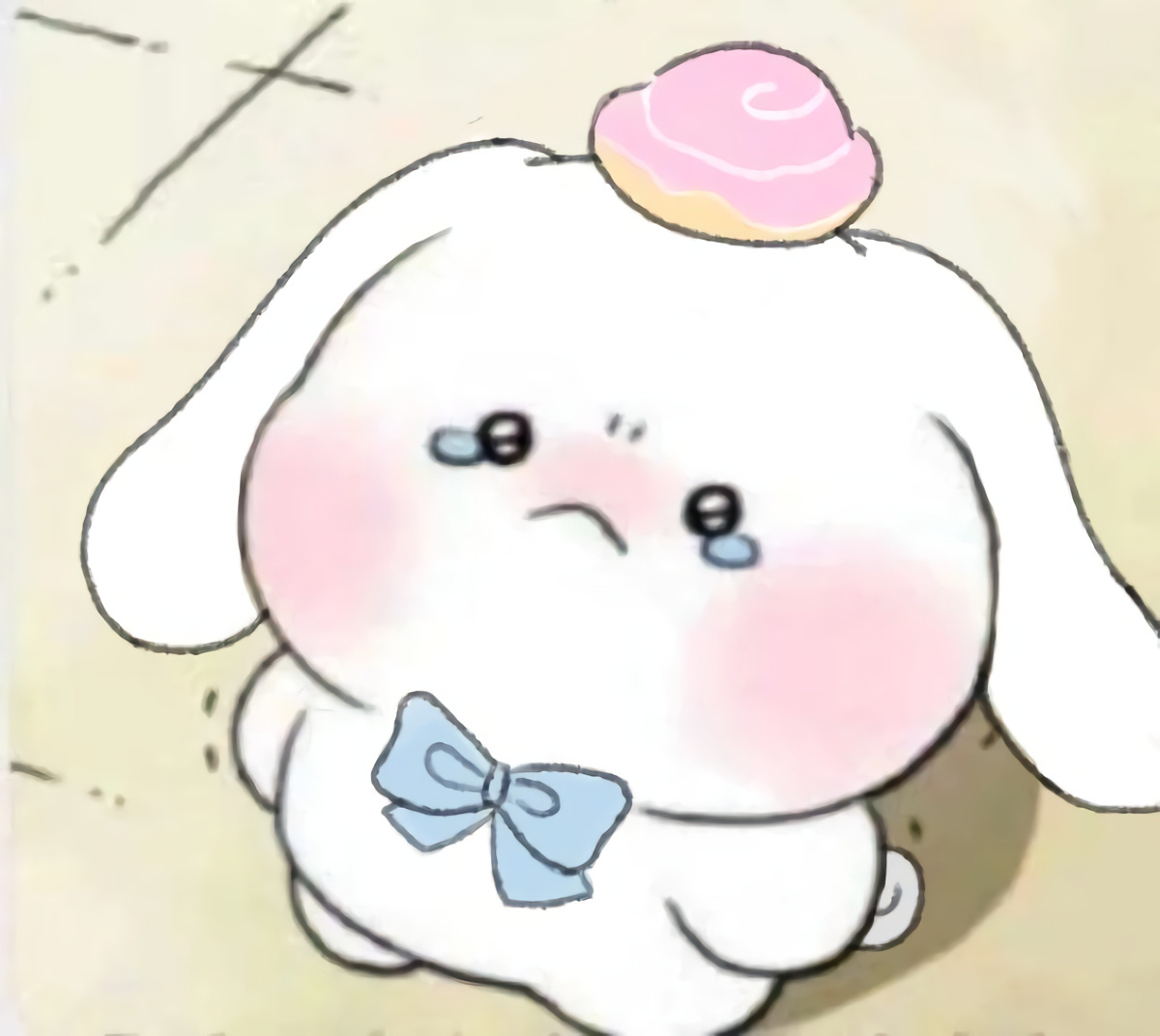 奶油泡芙兔闺蜜微信头像