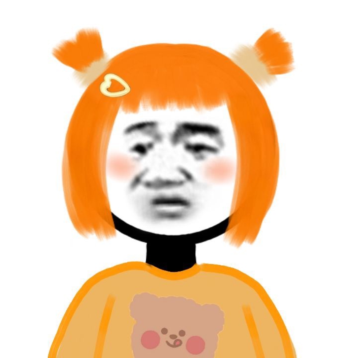 暴走沙雕脸女孩微信头像