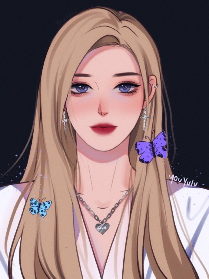 酷酷的二次元女生微信头像