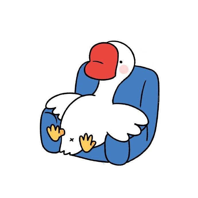 小动物瘫倒在沙发可爱微信头像