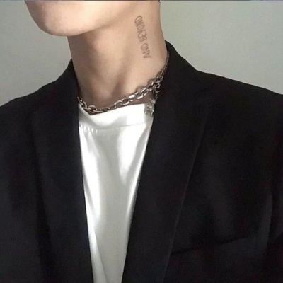 很酷痞帅的真人男生微信头像