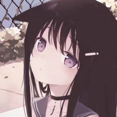 复古动漫女生卡通微信头像