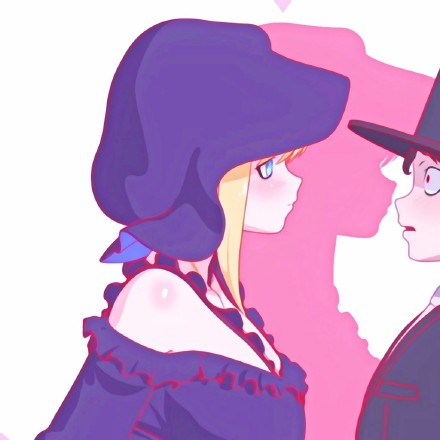 死神少爷与黑女仆情侣微信头像