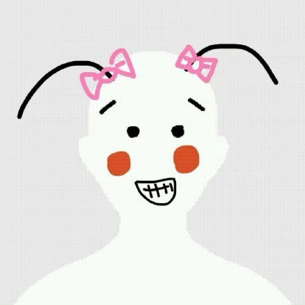 手绘沙雕小白脸微信头像