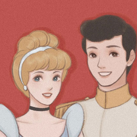 超甜迪士尼情侣照微信朋友圈背景图