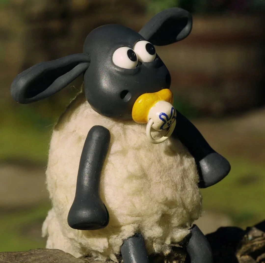 小羊肖恩可爱微信头像