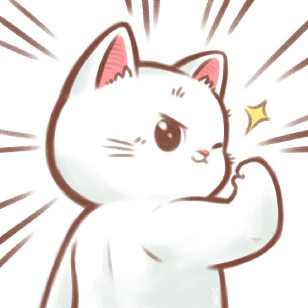 超棒的卡通猫猫微信头像