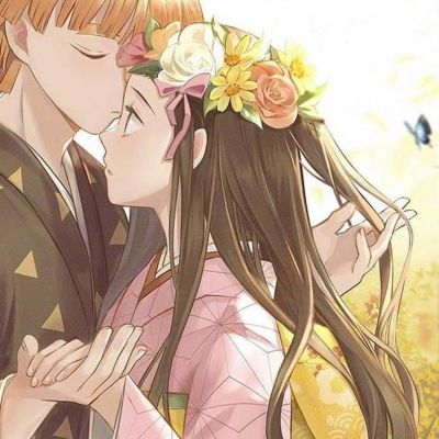 可爱的动漫情侣头像