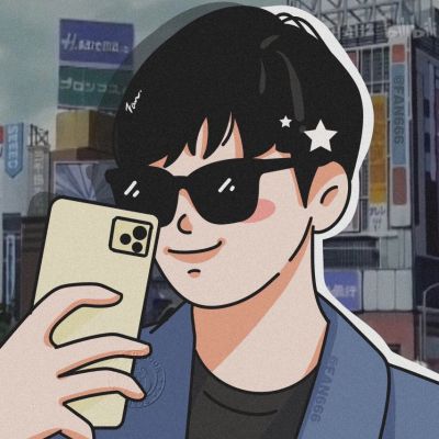 又甜又可爱的插画情侣头像