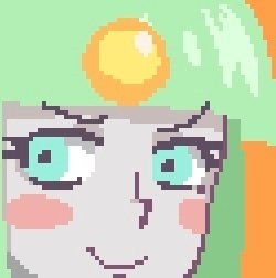 一组像素风格插画姐妹微信头像
