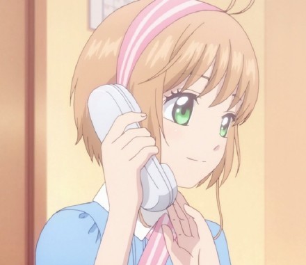 《魔卡少女樱 透明卡牌篇》木之本樱微信头像