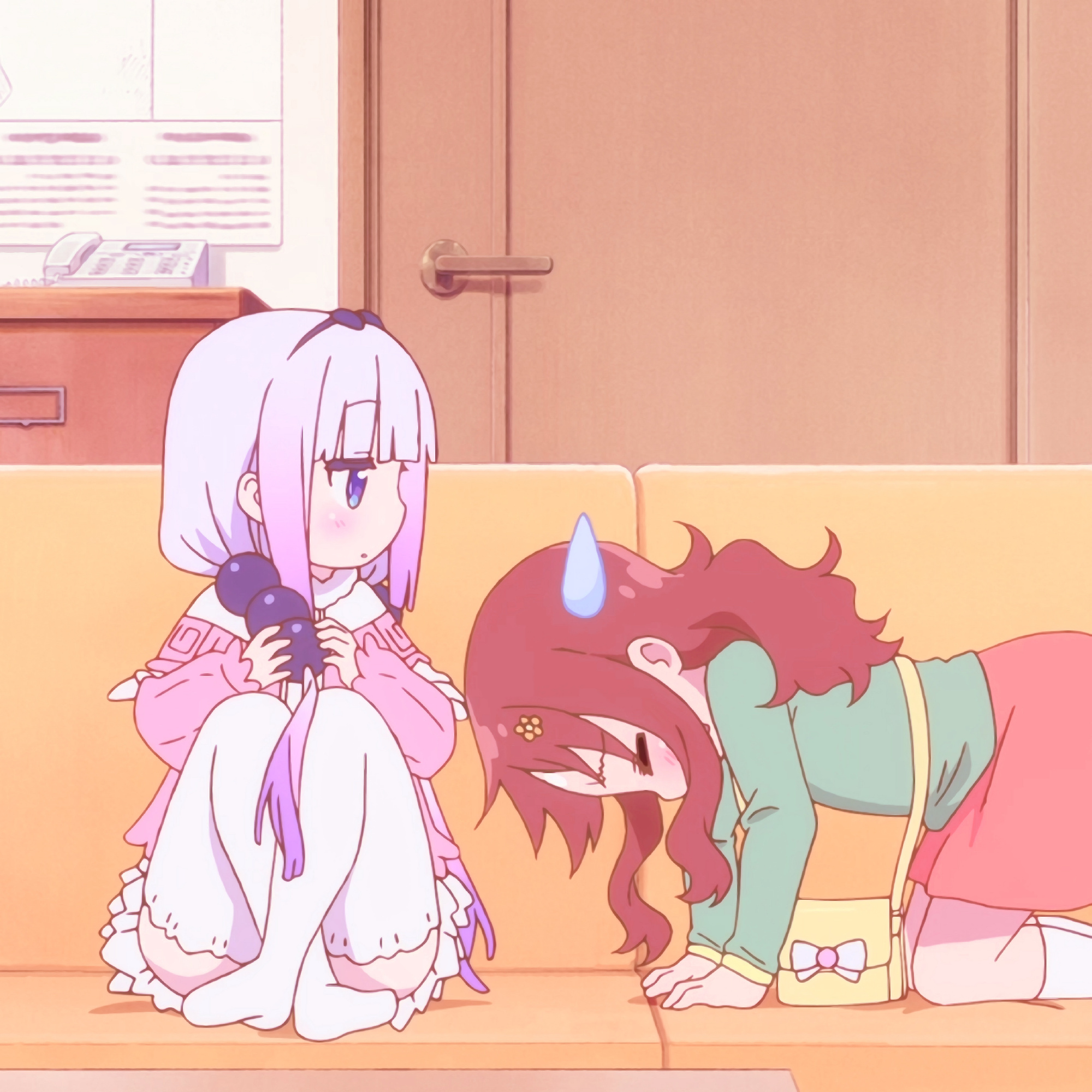 《小林家的龙女仆》超可爱的闺蜜微信头像