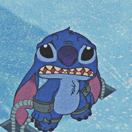 蓝色小怪物史迪仔微信头像