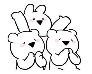 卡通兔动态萌系微信表情包