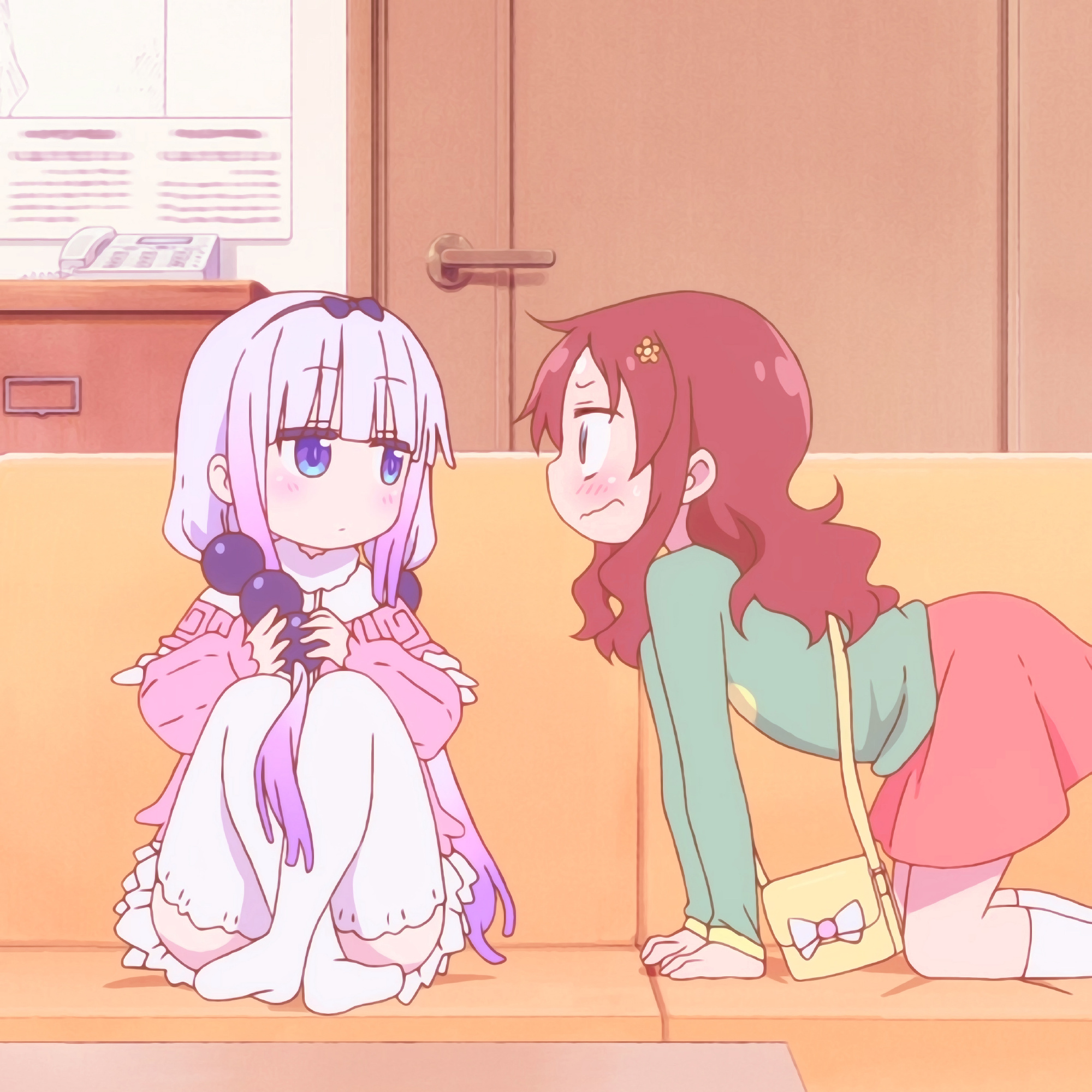 《小林家的龙女仆》超可爱的闺蜜微信头像