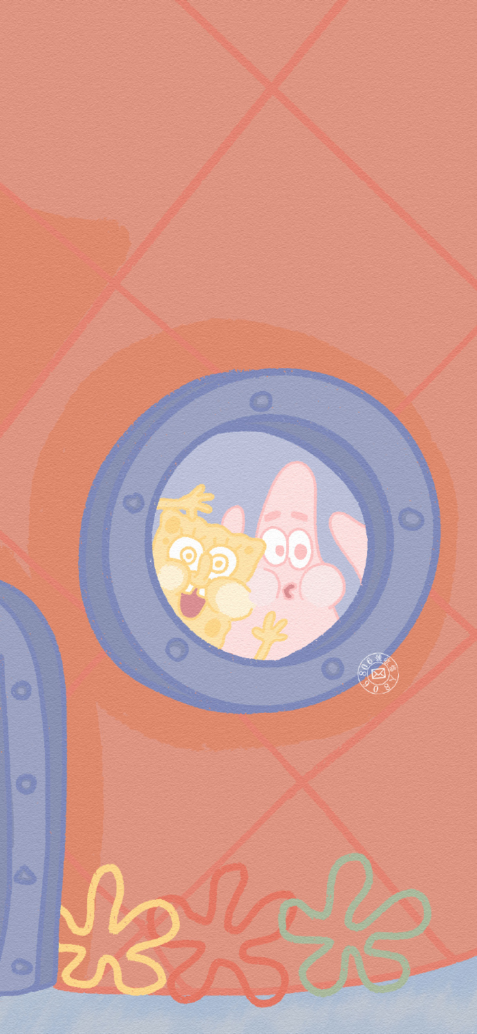 手绘卡通动画微信素材图片