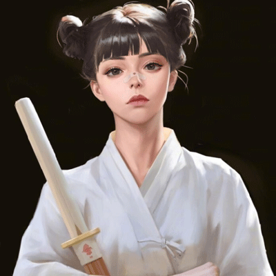 高清二次元唯美手绘女生头像