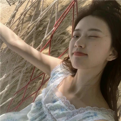 超级优质的蓝色大海女头