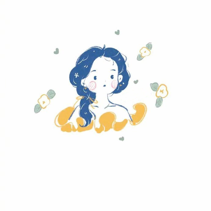 可爱手绘插画微信头像