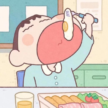 手绘蜡笔小新微信头像