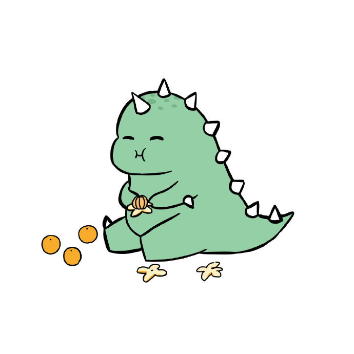 小可爱小恐龙微信头像