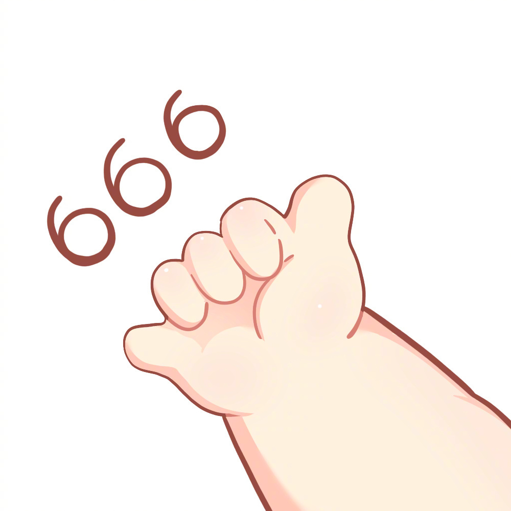 小胖手可爱微信头像