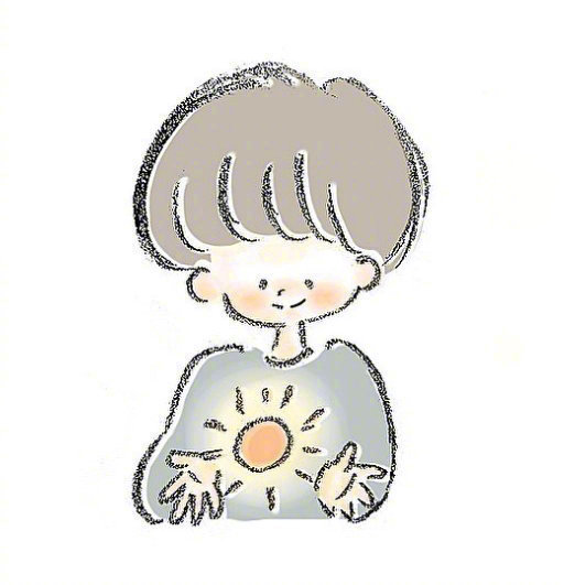 彩绘的Q版可爱插画微信头像