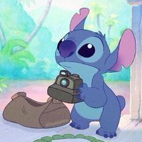 可爱的蓝色小怪物史迪仔微信头像