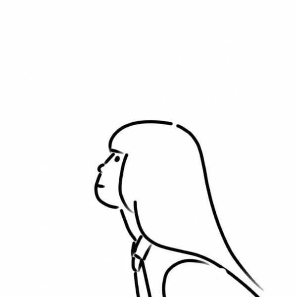 极简手绘简笔画个性微信头像