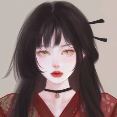 伤感丧系二次元女头