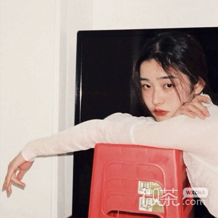 很清冷的干净美女个性空间背景图片