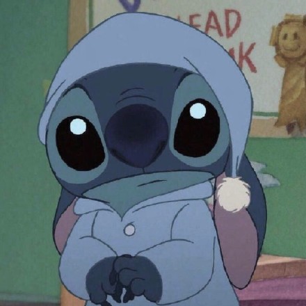 蓝色小怪物史迪仔微信头像