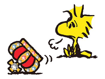 穿着王袍的史努比微信头像