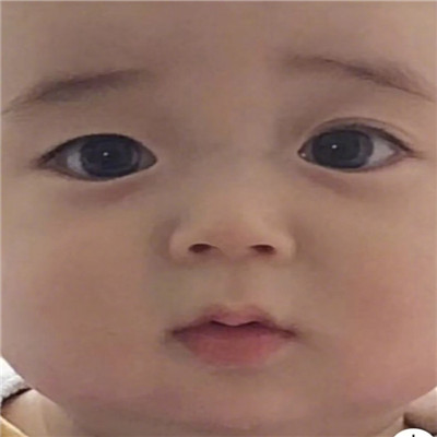 萌娃可爱脸部特写微信表情包