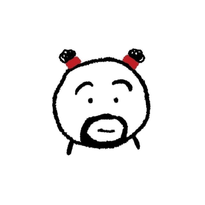 憨憨的沙雕的手绘个性微信头像